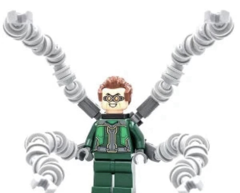 Lego Dr. Octopus (Otto Octavius) Doc Ock Minifigure #sh0727 Set #76178